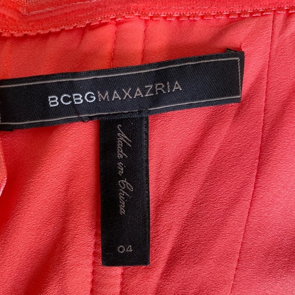 BCBGMaxazria Women's Pink Strapless Bandage Dress - Picture 8 of 8